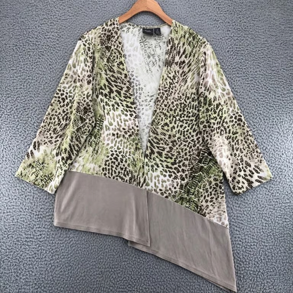 Leopard Print Asymmetrical Dress